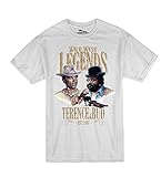 Terence Hill Bud Spencer T-Shirt Herren - Wild West Legends - Bud & Terence (Weiss) (L)