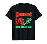 Läufer Marathon Lustiges Geschenk mit Zombies Jogger T-Shirt