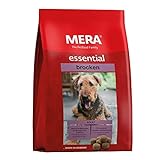 MERA essential Brocken, Hundefutter trocken für alle Hunderassen, Trockenfutter mit Geflügel Protein, gesundes Futter mit Omega-3 und Omega-6, große Kroketten (12,5 kg)