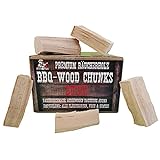 SMOKY TASTE BBQ Woodchunks als Räucherholz - Lange, gleichmäßige Rauchentwicklung - zum Räuchern von Fleisch, Fisch und Gemüse - Barbecue Wood Chunks, Räucherchips, Smoker Holz (Buche)