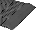 Schwelle strip G21 Eben für WPC-Fliese, 30 x 7,5 cm, gerade, übergang Schienen, Zubehör, WPC-Terrassen und Böden, G