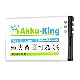 Akku-King Akku kompatibel mit Nokia BL-5CT - Li-Ion 1200mAh - für 5220, 5630 XpressMusic, 6303, 6700 Classic Illuvial, 6730