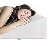 VivaLife Keilkissen für Bett und Couch – Memory Schaum mit kühlender Gel-Schicht– Ideal als Lesekissen, Rückenlehne im Bett oder zum Füße hochlagern – Bezug waschbar