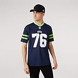 New Era Herren Nos NFL Logo Oversized T-Shirt, Dk Blue, XSS, 12572533