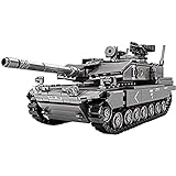OKCELL Technik Panzer Bausteine Modell, Leopard 2A7 Panzer, 898 Teile Militär Panzer Bausteine Konstruktionsspielzeug, Konstruktionspielzeug Kompatibel mit Lego Technic