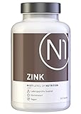 N1 ZINK 25mg Tabletten - 365 Stück Jahresvorrat - Hochdosiert für das Immunsystem - beste Bioverfügbarkeit - Nur 1x täglich - Apothekenprodukt - Laborgeprüft - Vegan, laktosefrei und glutenfrei