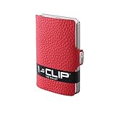 I-CLIP Original Silver Pure Red, Geldbörse, Kartenetui, Wallet