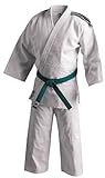 adidas J500 Unisex Judo-Uniform, Weiß, 7/200 cm