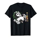 Panda Arabische Wasserpfeife Nargileh Shisha Pandabär T-Shirt