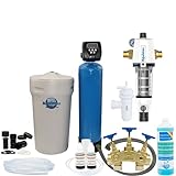Wasserenthärtungsanlage Entkalkungsanlage MEC40 TOP-Line Wasserenthärter mit freistehendem Solebehälter (Mit Anschlussset 5)