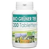 Bio Grüner Tee 400mg - 200 Tabletten