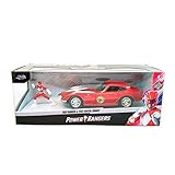 Jada JA33074 1:32 HWR-1967 Toyota 2000GT mit roter Figur Power Rangers Sammlerstück Miniatur Auto, One S