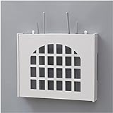 WLAN-Aufbewahrungsbox, Router-Aufbewahrungs-Wandregal, Router-Set-Top-Box-Regal, kabelloser WLAN-Router, schwimmendes Wandregal für Kabelbox, Lautsprecher, TV-Set-Top (41 * 31 * 7,5 cm)