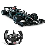 Mondo Motors - F1W11 Mercedes AMG Petronas, ferngesteuertes Auto im Maßstab 1:12 Lewis Hamilton / Valtteri Bottas, Formel 1 Auto, 2,4 GHz, Farbe Schwarz