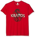 Gaya Entertainment Herren GOD of WAR Men's Kratos Symbol Logo, Small, Red (GE6241S) T-Shirt, Rot (Rot), S