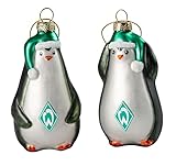 SV Werder Bremen Weihnachtskugeln Christbaumkugeln Pinguin 2er Set, 22-83030