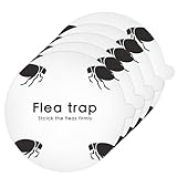 LASIEYO Einweg Floh Trap Aufkleber Sticky Dome Floh Trap Refull Floh Kleber Discs (5PCS)