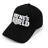Nofonda Unisex Wayne's World Cap, Baseballmütze mit Besticktem Logo, Snapback Hut als Cosplay-Kostüm Zubehör oder Geschenk, für Sport oder F