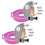 BKEPDY Zeckenhalsband für Hunde 2 Stück Zecken Halsband für Katze Flohhalsband Verstellbar Zecken Halsband für Hunde und Katze 100% Natürlichen I