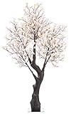 Luminea LED Baum: LED-Deko-Kirschbaum, 576 beleuchtete Blüten, 200 cm, für innen & außen (Kirschblütenbaum)
