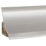 HOLZBRINK Küchenabschlussleiste Alu Silber Küchenleiste PVC Wandabschlussleiste Arbeitsplatten 23x23 mm 150 cm