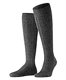 FALKE Herren Socken Teppich Im Schuh, Wolle, 1 Paar, Grau (Anthra.Mel 3080), 43-44