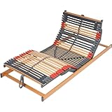 FMP Matratzenmanufaktur 7 Zonen Lattenrost Rhodos® EcoMove | Kopf- und Fußteil elektrisch verstellbar | 44 Leisten Lattenroste 100x200