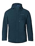 VAUDE Regenjacke – Rosemoor Jacket II dunkel blau, Regenjacke Herren wasserdicht und atmungsaktiv, funktionale 2-Lagen Outdoorjacke, Wassersäule 10.000 mm, Übergangsjacke oder Fahrradjacke