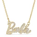 Barbie Kristall Logo Halskette (Gold)