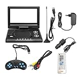 Portable DVD Player Portable 7.8 Inch TV Home Car DVD Player HD VCD CD MP3 HD EVD Player with TV/FM/USB/Game Function Mobile DVD Player for Kids