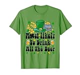 Am wahrscheinlichsten trinken Sie das ganze Bier St. Patricks Day T-Shirt