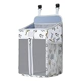 Windel Stapler Crib Organizer - Hanging Nursery Storage, Baby Crib Caddy Organizer | Großer Windelspeicherbeutel, Kompakter Kindergartenorganisator, Hangwindel Caddy Organizer Für Stubenpegel, Wick