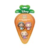 Funko Carrot Pocket POP! Disney - Rapunzel, Ariel and Jasmine - Collectable Vinyl Figure for Display - Gift Idea - Toys for Kids & Adults