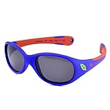 ActiveSol BABY-Sonnenbrille | JUNGEN | 100% UV 400 Schutz | polarisiert | unzerstörbar aus flexiblem Gummi | 0-2 Jahre | 18 Gramm [Rocket | L]