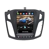 STTTBD Android GPS-Navigationssystem Doppelte DIN-Navigation - Für Ford Focus 2012-2017 9,1-Zoll-Bildschirm WiFi-Stereo-Autoradio Mit USB-Bluetooth-Player Lenkradsteuerung(Color:4G+64G)