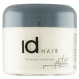 IdHAIR - Extreme Titanium - Professionelles Haarwachs für Männer - Extremer Halt und mittlerer Glanz - Geeignet für kurzes Haar - Frei von Parabenen - 100 ml