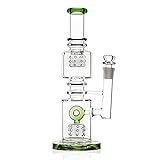 REANICE Glass Bongs Tornado Filter Höhe ist 33cm Handmade Water Bong 19mm bowl Smoking Water Pipes with Downstem
