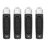 4 STÜCKE Fernbedienung Schlüsselanhänger, 4 Kanal Klonen Elektrische Garagentor Fernbedienung für Elektrische Rolltore Einziehbare Garage Autoversicherung & Rep