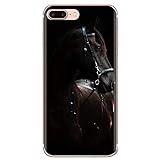 XMCJ. Black Horse for Samsung Galaxy S2 S3 S4 S5 S6 S7 S8 S9 Plus-Note 2 3 4 5 8 Transparent Soft Shell Covers (Color : Images 9, Material : for Galaxy S4 Mini)