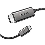 Syntech USB C auf HDMI Kabel, Thunderbolt 3/USB Type-C auf HDMI Kabel Kompatibel mit iMac 2021 iPad Pro 2021 MacBook Pro 2020, MacBook Air 2020, Dell XPS - Space Grau - 0,9 m/3 Feet