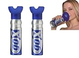 GOX Set mit 2 Sauerstoffflaschen, reiner Sauerstoff, 6 Liter, für Entspannung und Wohlbefinden