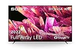 Sony XR-55X90S/P BRAVIA XR 50 Zoll Fernseher ( Full Array LED , 4K Ultra HD, High Dynamic Range (HDR), Smart TV (Google TV), 2022 Modell), Schwarz