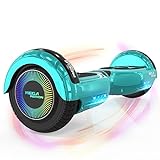 MEGA MOTION Hoverboards für Kinder, 6.5 Zoll Zweirad Selbstbalancierendes Hoverboards mit Bluetooth Lautsprecher, mit LED-Leuchten, Geschenk für Kinder und Jugendliche