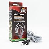 Terra Exotica Heizkabel - 25 Watt / 4,5 m Heat Cable - Bodenheizung für Terrarien - Terrarium Heizung - Silikonheizkabel für optimale Wärmeleitfähigk