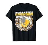 Bananenweizen Banane Männer Hefeweizen Herren Biertrinker T-Shirt