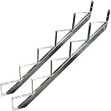 5 Stufen Treppenrahmen Stahl-Treppenwange Treppenholm Geschosshöhe 91cm Verzinkt/Ideal für den Einsatz im Innen und Außenbereich