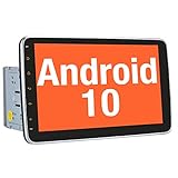 Vanku 10 Zoll Android 10 Autoradio mit Navi Unterstützt Qualcomm Bluetooth 5.0 DAB + Android Auto WiFi 4G 2 Din Universal