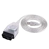 Gorgeri OBD2 USB Kabel, Car K + DCAN OBD2 Diagnose USB Kabel FT232RL + Werkzeuge Ediabas NCS für E83 E81, E87 E90, E91, E92, E93 E70 R56…