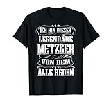 Metzger Legende Schlachter Metzgermeister Fleischer T-Shirt