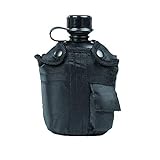 Mil-Tec Unisex – Erwachsene Flasche-14505002 Flasche, Schwarz, Einheitsgröße
